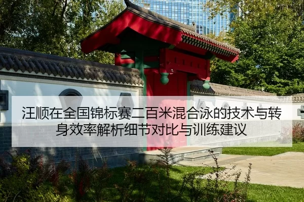 汪顺在全国锦标赛二百米混合泳的技术与转身效率解析细节对比与训练建议